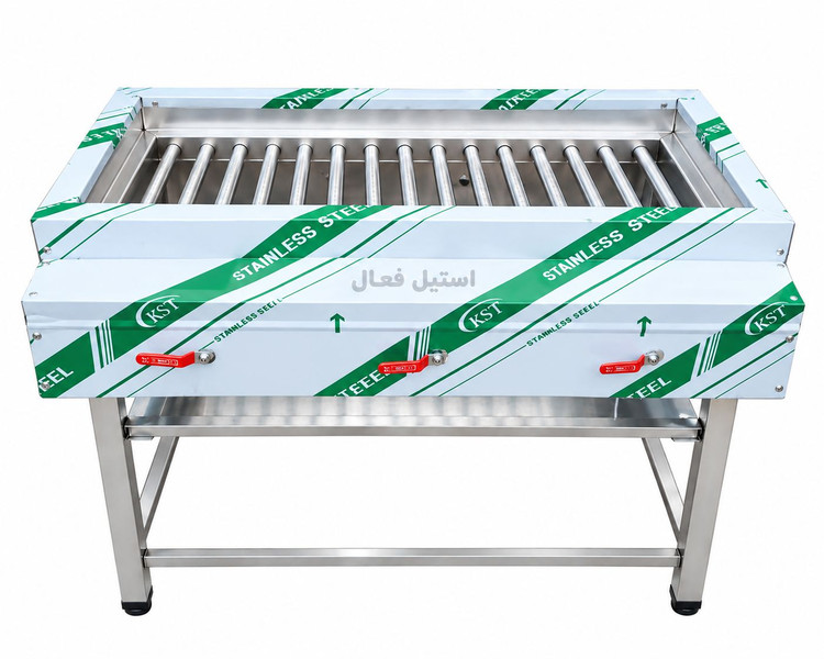خرید کباب پز صنعتی+گارانتی12ماه+استیل فعال